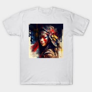 Powerful Asian Warrior Woman #2 T-Shirt